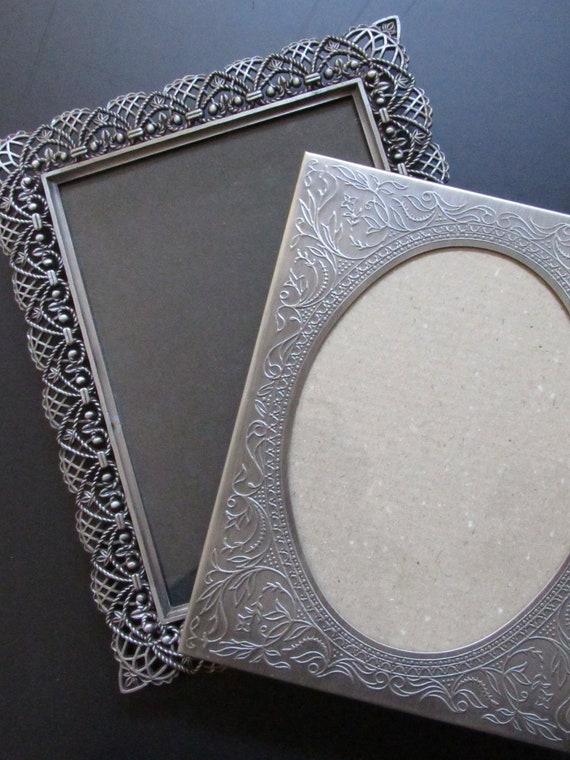 Vintage Ornate Photo Frames Metal Picture Victorian Image 0