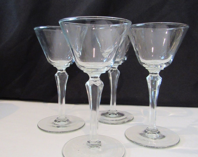 Vintage Martini Old Fashioned Coupe Glasses Nick and Nora Etsy