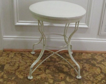 Vintage Heavy Sturdy Vanity Stool