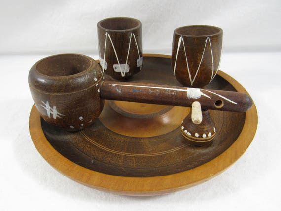 Vintage Pipe Smokers Tobacco Pipe Shape Ashtray Table Top Set Pipe Smoker's  Set Pipe Stand Matchstick Tobacco Holder Stand Rack