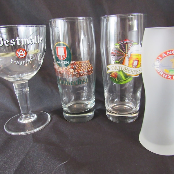 European Beer Glasses Etsy
