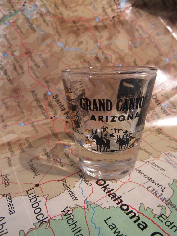 Vintage Shot Glasses State Souvenir Shot Glasses Vintage Etsy