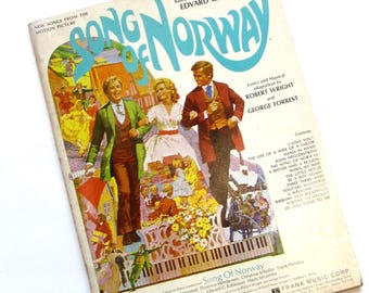 Cancionero para piano de la Canción de Noruega (edición de 1970)