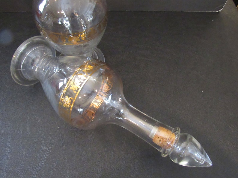 Vintage Cruets Neo Classical Gold Corinthian Design SET Etsy