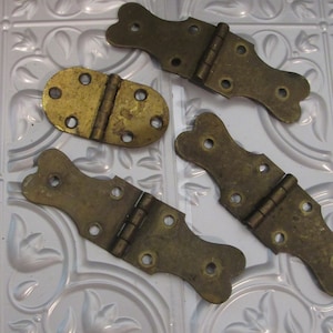 Loquet vintage LAITON ROUILLÉ CHACUN