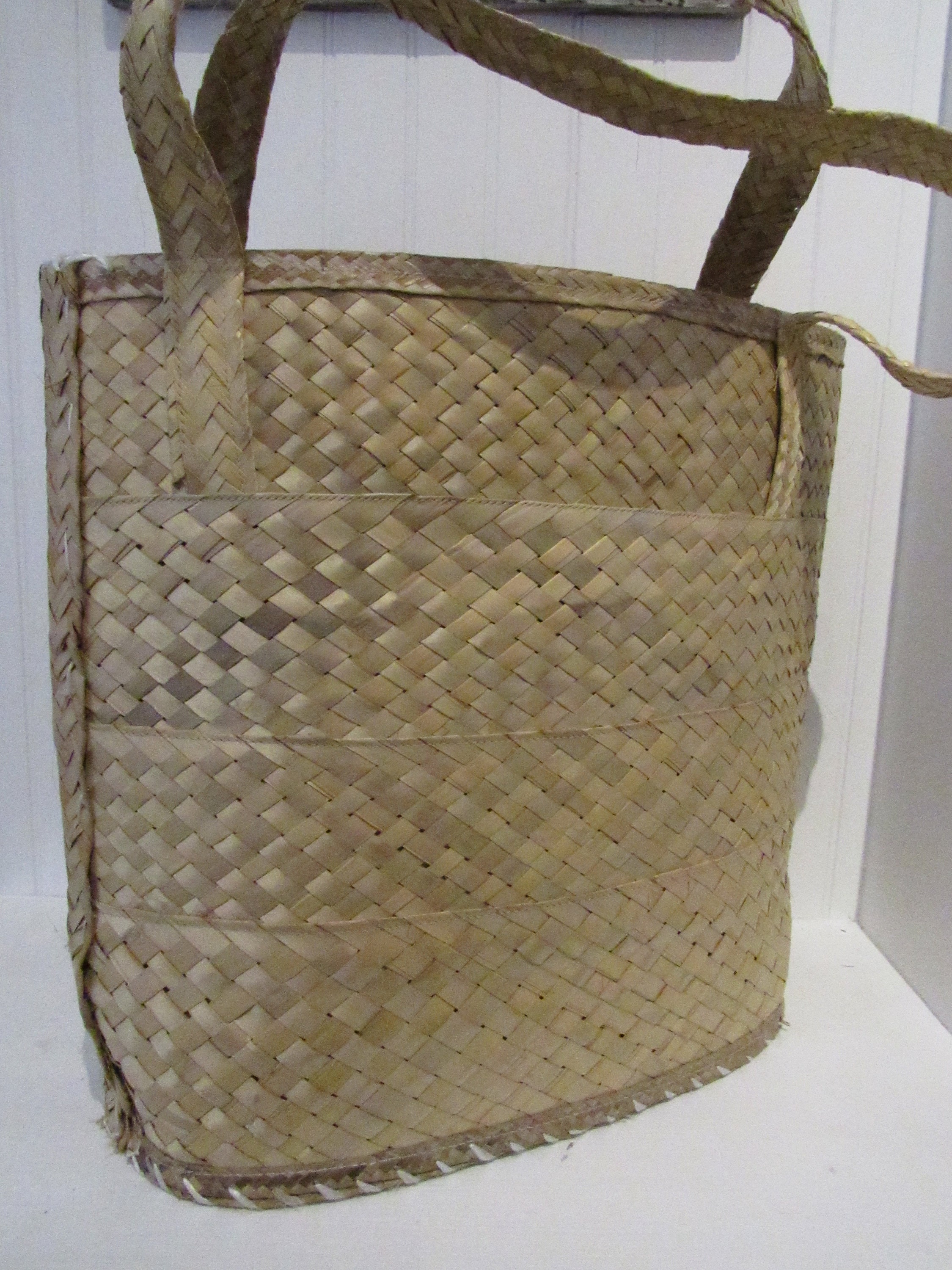 Vintage Souvenir Bahamas Beach Bag Picnic Basket Tote Bag Etsy