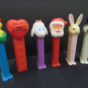 Vintage HOLIDAY PEZ Candy Dispensers Each Circa 1970-1990&#39;s