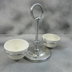 Vintage Aluminum Condiment Serving Caddy Mid Century Tabletop Serving ...