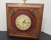 Vintage Hanging Wall Clock Trend Clock Company Zeeland MI Art Nouveau Style Traditional Home