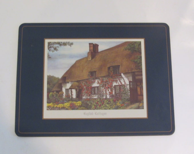 Vintage Pimpernel English Cottage Cork Trivets/coasters Made Etsy