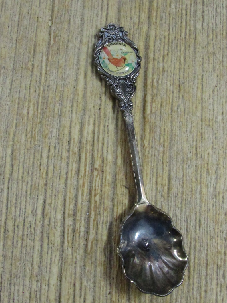 Vintage Souvenir State Spoons Travel Mementos Miniature Spoon Etsy