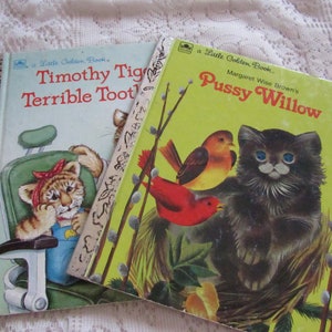 Vintage kleines goldenes Buch Kinder-Sammlerbücher JEDE klassische Kinderkunst / Buch Upcycle