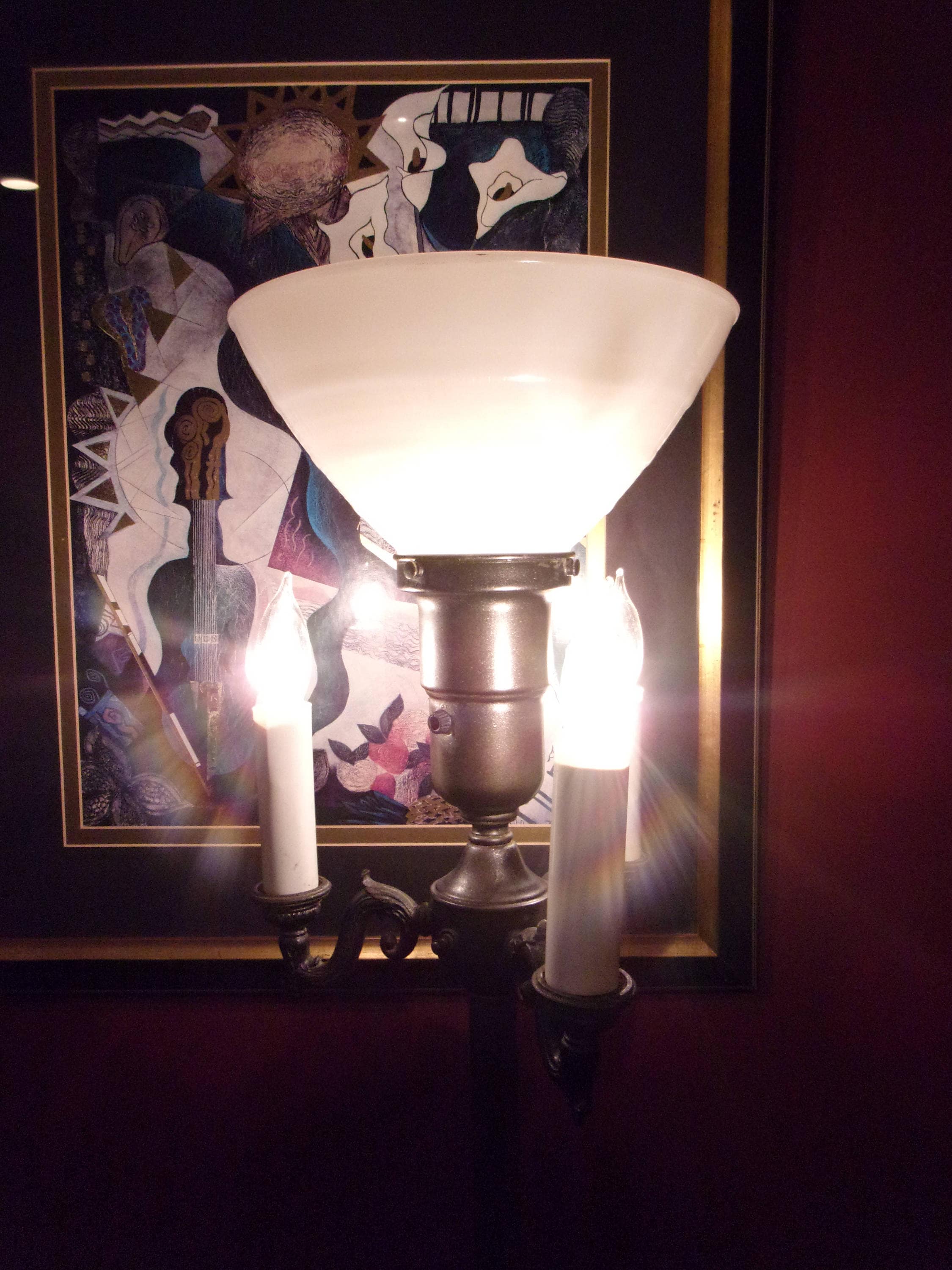14 inch glass dome lamp shade best sale