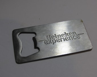 Vintage HEINEKEN EXPERIENCE Flaschenöffner SELTEN finden Bier-Enthusiast Barware Sammlerstück