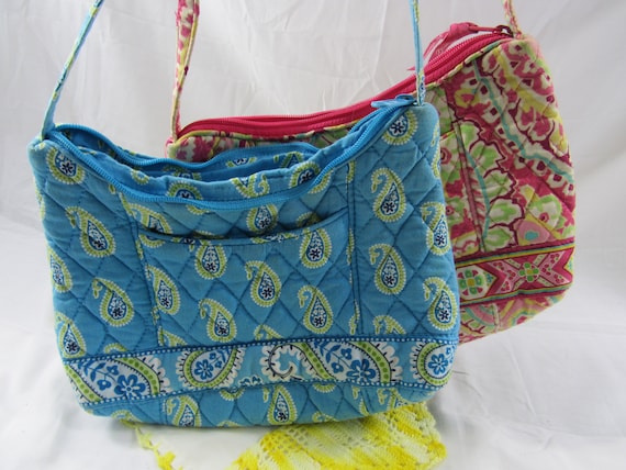 Vintage Vera Bradley Small Quilted Handbag Choose… - image 2