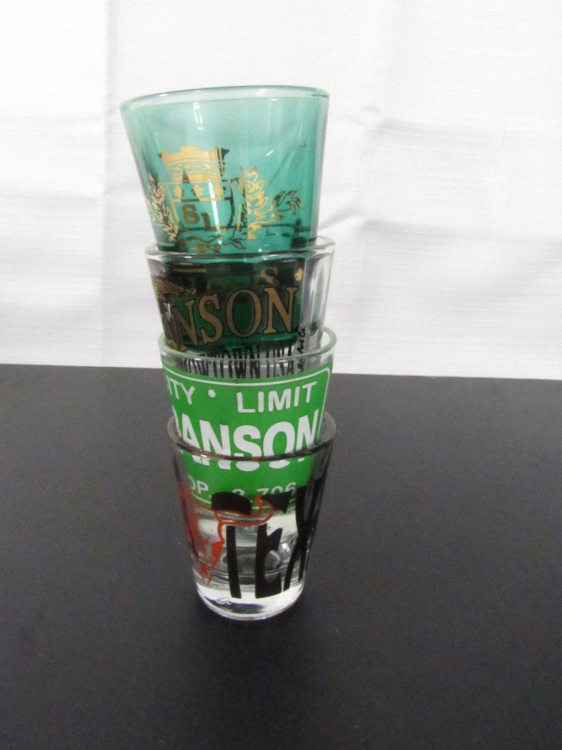 Vintage Souvenir Shot Glass State Souvenir Shot Glass Branson Etsy