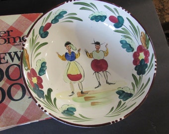 Vintage PA DUTCH Style Ceramic Bowl JAPAN Serveware