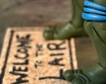Sewer lair door mat welcome rug Diorama Display Prop 1/12 Scale