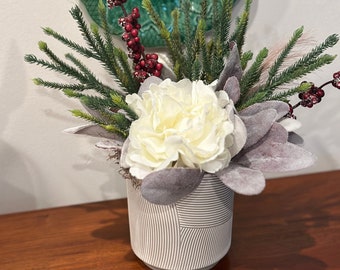 Winter Christmas small floral arrangement