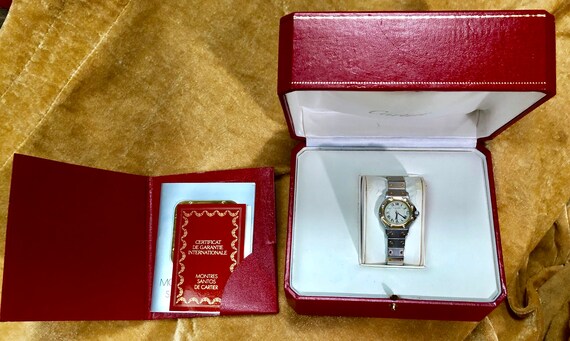 cartier ladies santos octagon