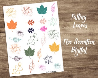 Bible Journaling Printable with Leaves - Color Coordinated for 100 Days of Grace and Gratitude Journal