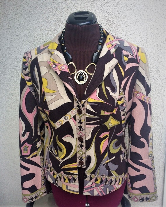 Fabulous Jacket, 90's Jacket, Geometric Jacket, C