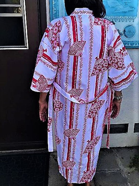 Asian Style Robe, Japanese Kimono, Oriental Kimon… - image 5