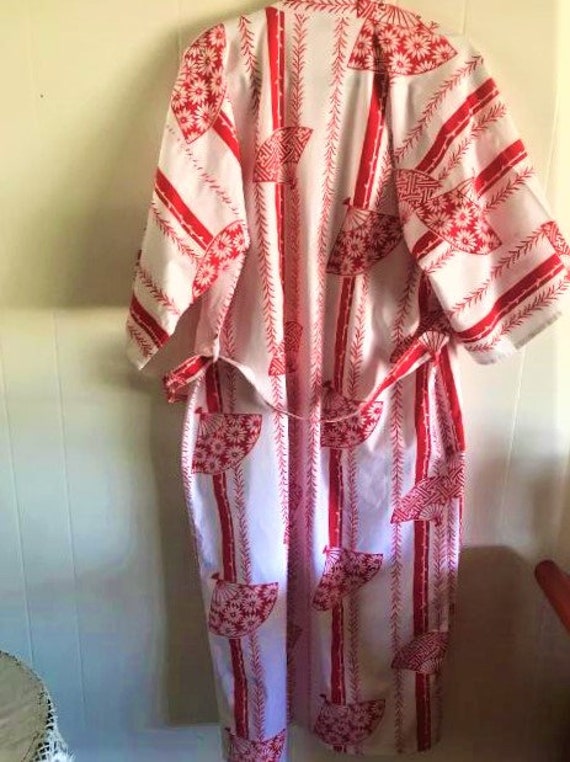 Asian Style Robe, Japanese Kimono, Oriental Kimon… - image 8