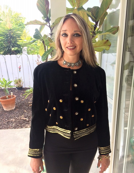 French Velvet Jacket, Made in Paris, Velvet Jacket