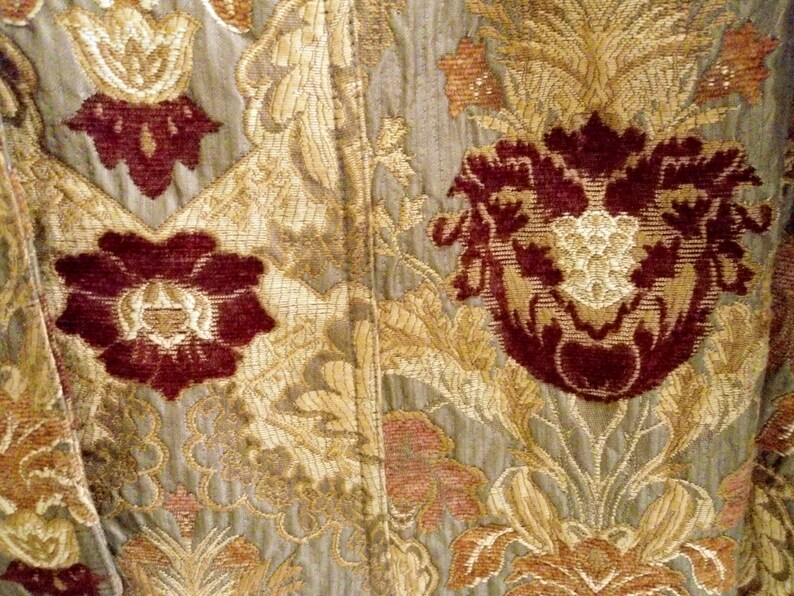 Tapestry Jacket Elegant Jacket Tapestry Like Fabric Etsy