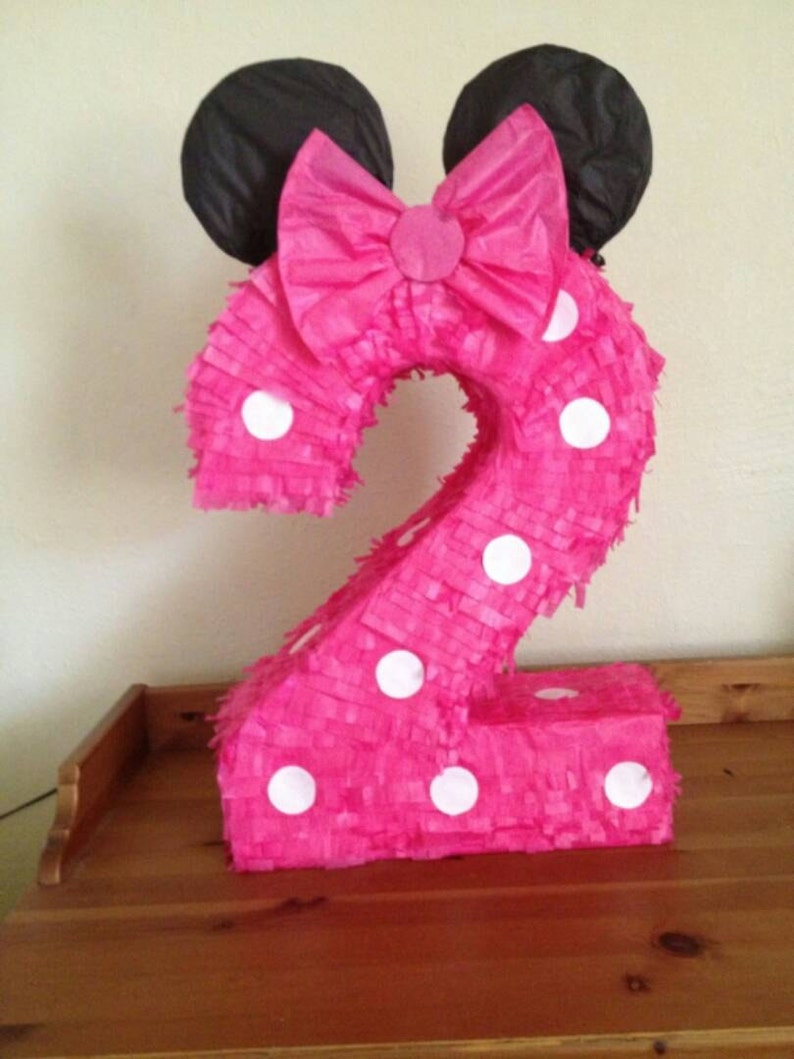 Piñata number 2 minnie mouse inspiration. Etsy