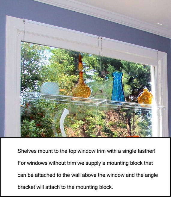 Our Hanging Window Plant Shelves Free Up Space By Replacing 50