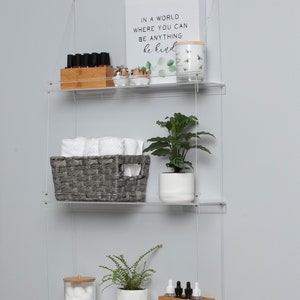 Hanging Shelf Wall Shelf Tiered Shelf image 6