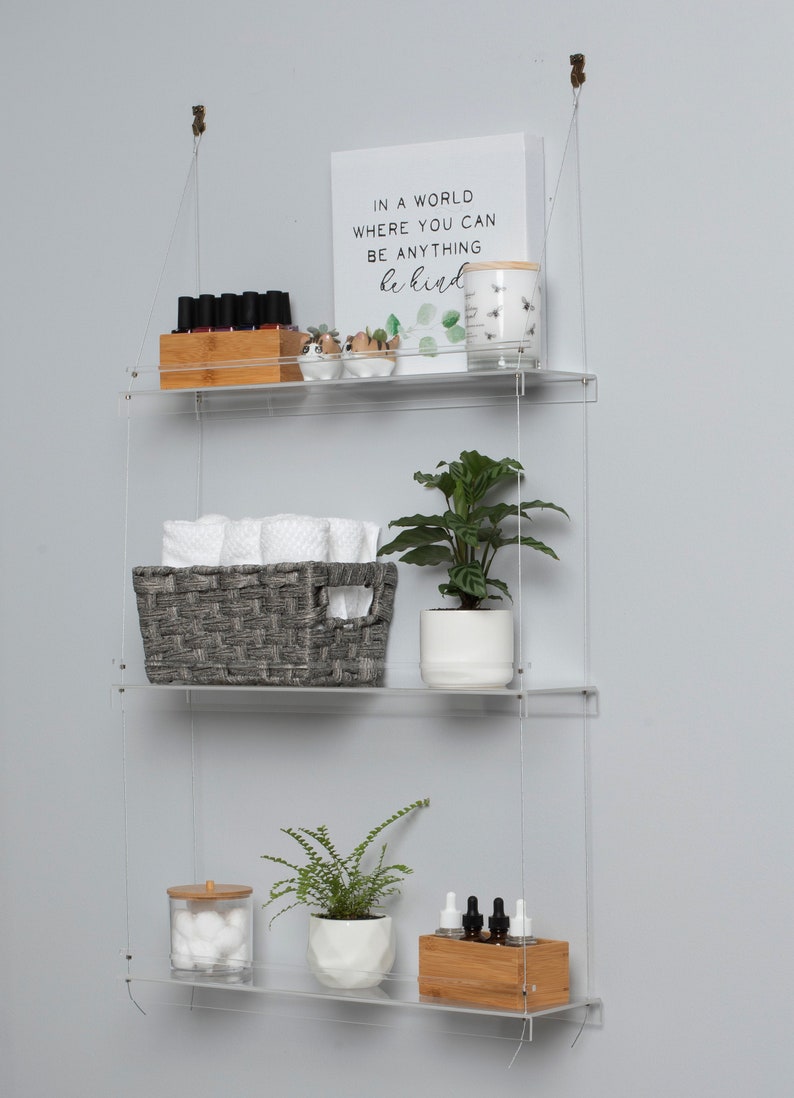 Hanging Shelf Wall Shelf Tiered Shelf image 6