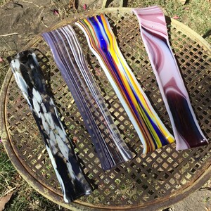 Glass incence stick holder