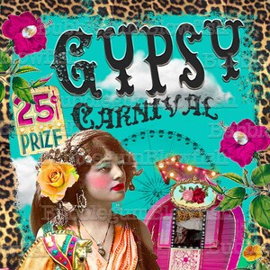 GyPsy CarNiVaL JuNkShOW guépard imprimer western funky rouillé CaRniVal antiques restauration cueilleurs antiques Art numérique Télécharger