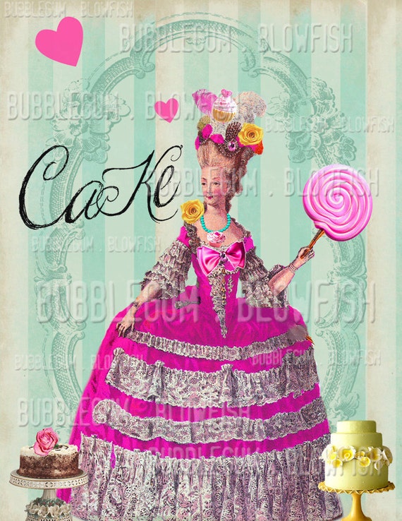 Gateau Marie Antoinette Laisser Leur Manger Gateau Art Etsy