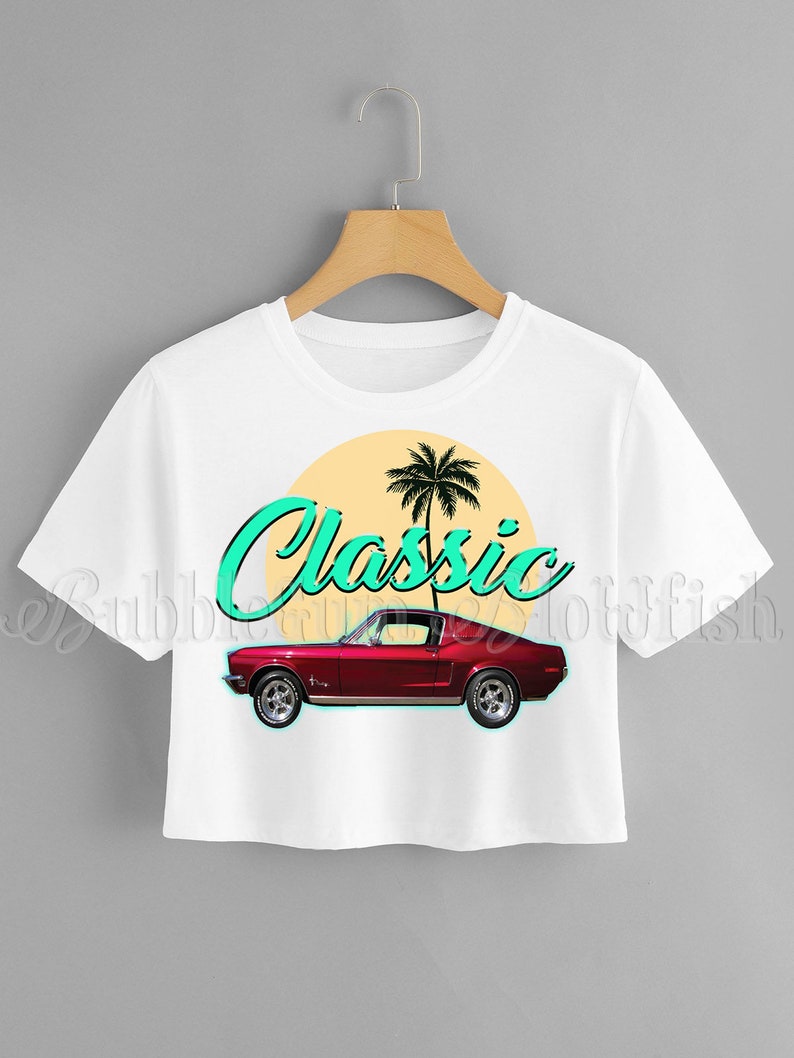 Classic vintage red mustang shirt design file Digital Download clipart TSHIRT DIY not physical item