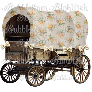 GyPsy WaGoN délicat jaune Flowers fichier PNG individuel clipart numérique télécharger