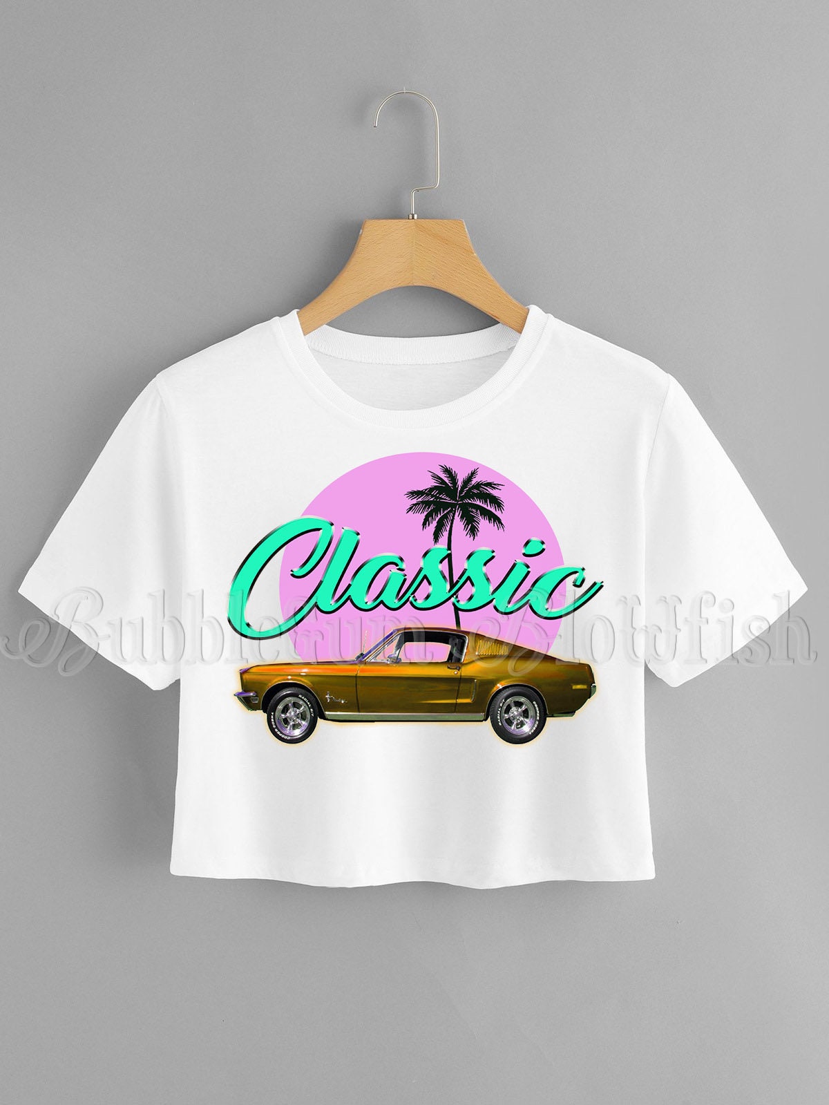 Classic Vintage Mustang Shirt Design 
