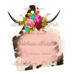 étiquette de bétail étiquette de vache étiquette clipart numérique clipart « fichier de téléchargement numérique seulement » taille du fichier d’environ 2500x2700 pixels