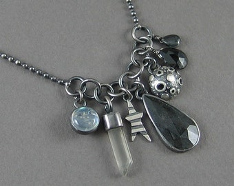 Nachthimmel Charm Halskette