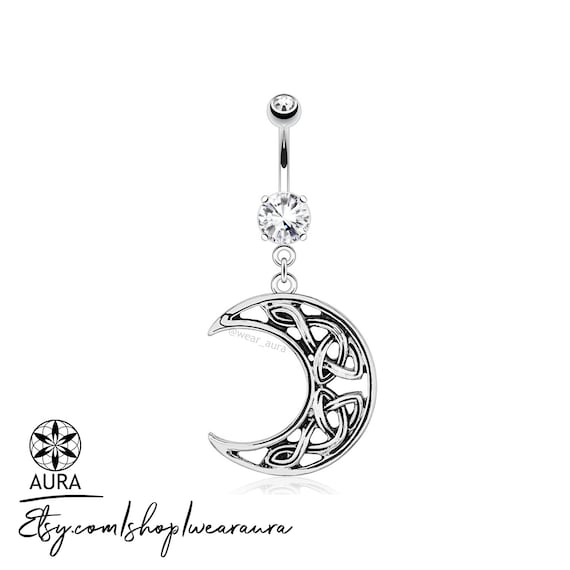Surgical Steel Belly Button Navel Ring Bar with Dangling Cube Prism Box with Paved Gems Surgical Steel Belly Button Navel Ring Bar with Dangling Cube Prism Box with Paved Gems