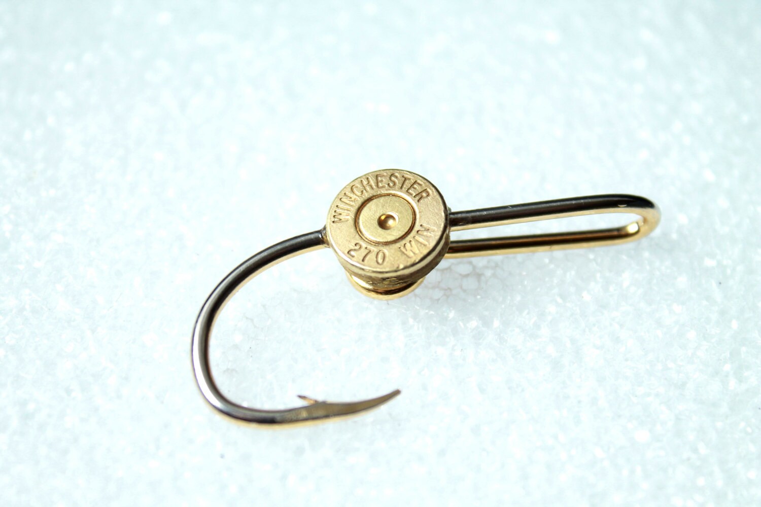 Fish Hook Hat Pin With Bullet Etsy
