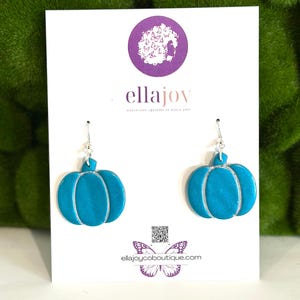 Fall Pumpkin  Clay Earring | Handmade Earrings | Handmade Pumpkin Earrings | Hypoallergenic Earrings | Gift for Her