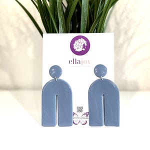 Lebendige bunte organische Ohrringe + eklektisch bunt + große Ohrringe + knalliger Sommerschmuck + flippige Ohrringe + boho retro