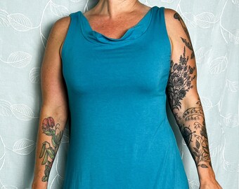 Sale! Organic Bamboo Convertible Dress in Blue