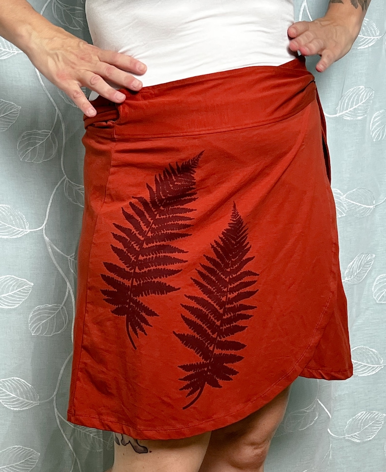 Organic Fern Wrap Skirt image 7