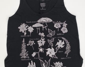 Poisonous Plants Women’s Tank in Black