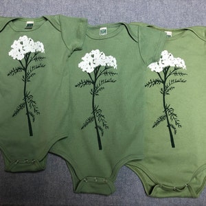 Organic Yarrow Infant Bodysuit image 1